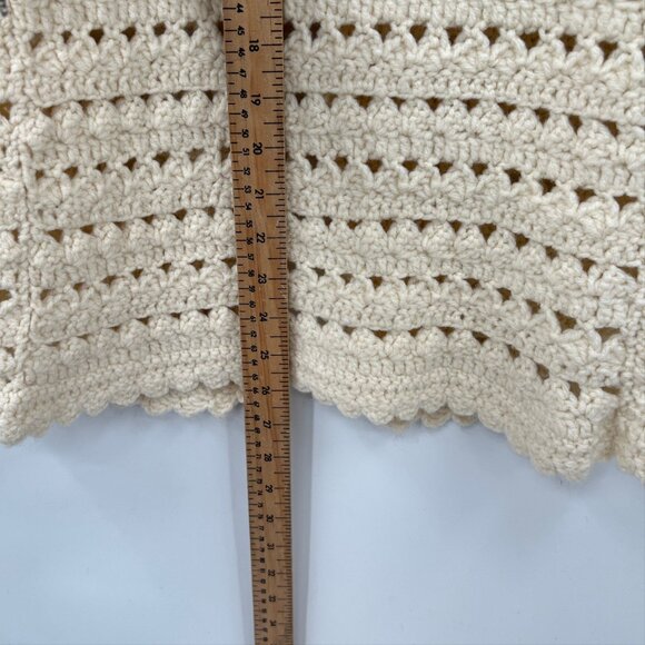 Vintage Handmade Crochet Vest - Picture 5 of 6